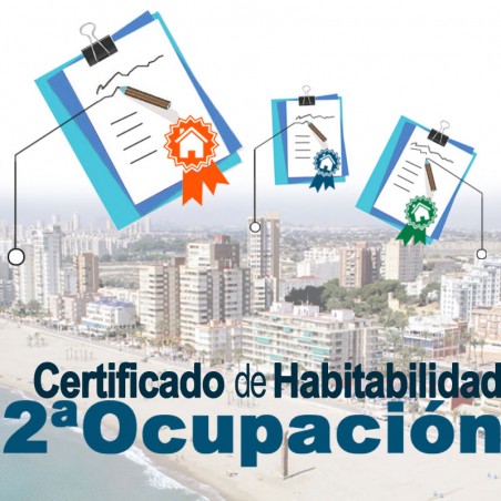 Certificado de 2ª Ocupación y Habitabilidad 24/48h